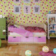 Кровать Бабочки (Сиреневый металлик) 1600 в Ревде - revda.mebel24.online | фото