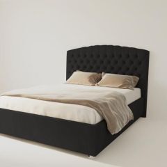 Кровать Берлин без основания 1400 (экокожа кольт ч) в Ревде - revda.mebel24.online | фото