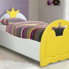 Кровать детская Корона (700*1400) МДФ матовый в Ревде - revda.mebel24.online | фото