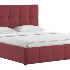 Кровать двойная Хлоя 160 + ортопед + ПМ + дно (арт. Макс 325 (ягодный)) в Ревде - revda.mebel24.online | фото
