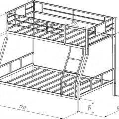 Кровать двухъярусная «Гранада-1» в Ревде - revda.mebel24.online | фото 6