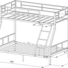Кровать двухъярусная «Гранада-1 140» в Ревде - revda.mebel24.online | фото 6