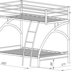 Кровать двухъярусная «Виньола-2» в Ревде - revda.mebel24.online | фото 6