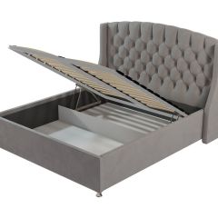 Кровать Франческа + Решетка+ПМ+Дно (1600) в Ревде - revda.mebel24.online | фото 5