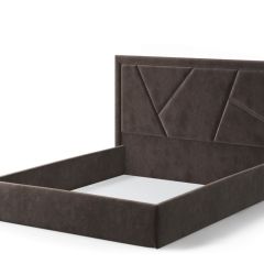 Кровать Индиго 1400*2000 NEO 10 (темно-коричневый) в Ревде - revda.mebel24.online | фото 3