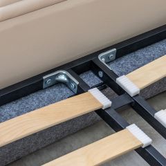 Кровать двойная Оливия 160 + ортопед. основание в Ревде - revda.mebel24.online | фото 15