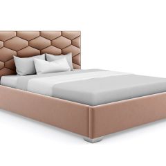 Кровать Коралл интерьерная +основание (90х200) в Ревде - revda.mebel24.online | фото