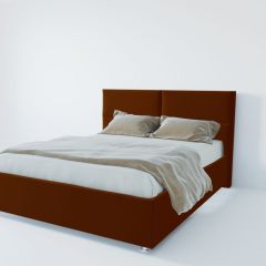 Кровать Корсика с ПМ 1200 (велюр бордо) в Ревде - revda.mebel24.online | фото 2