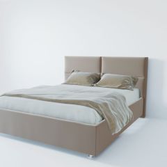 Кровать Корсика с ПМ 800 (велюр светло-серый) в Ревде - revda.mebel24.online | фото 2