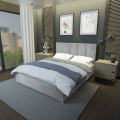 Кровать Мерида с ортопедической решеткой (1600) в Ревде - revda.mebel24.online | фото