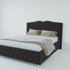 Кровать Нягань с ПМ 800 (экокожа кольт ч) в Ревде - revda.mebel24.online | фото