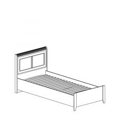 Кровать одинарная №249 Белла в Ревде - revda.mebel24.online | фото 2