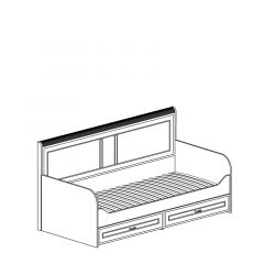 Кровать односпальная с ящиками №250 Белла в Ревде - revda.mebel24.online | фото 2