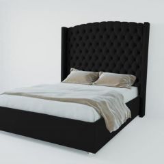 Кровать Берлин ЛЮКС без основания 1200 (экокожа кольт ч) в Ревде - revda.mebel24.online | фото