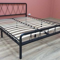 Кровать "Клэр" КМД18 Черная (1600*2000) (ножки-черные) в Ревде - revda.mebel24.online | фото 3