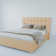 Кровать Венеция без основания 1800 (экокожа бежевая) в Ревде - revda.mebel24.online | фото
