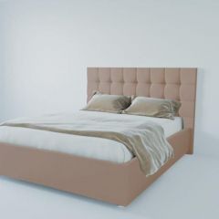Кровать Венеция без основания 1600 (велюр серый) в Ревде - revda.mebel24.online | фото