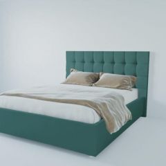 Кровать Венеция без основания 1800 (велюр бирюзовый) в Ревде - revda.mebel24.online | фото