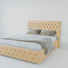 Кровать Версаль 800 без основания (экокожа бежевый) в Ревде - revda.mebel24.online | фото