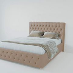 Кровать Версаль 2000 без основания (велюр серый) в Ревде - revda.mebel24.online | фото