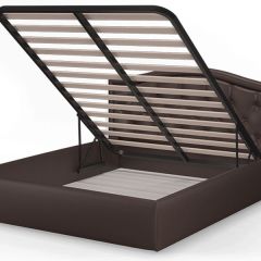 Кровать Стелла 1600*2000 NEO 10 (темно-коричневый) в Ревде - revda.mebel24.online | фото 4