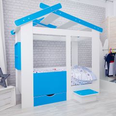 Кровать Теремок (800*1600) Без ящика/ступеньки в Ревде - revda.mebel24.online | фото 4