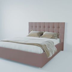 Кровать Венеция с ПМ 1200 (велюр темно-серый) в Ревде - revda.mebel24.online | фото 2
