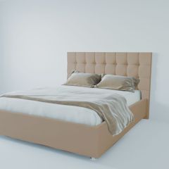 Кровать Венеция с ПМ 800 (велюр светло-серый) в Ревде - revda.mebel24.online | фото 2