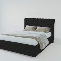 Кровать Версаль с ПМ 1200  (экокожа кольт ч) в Ревде - revda.mebel24.online | фото