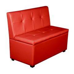 Кухонный диван Уют-1 (1000) Красный в Ревде - revda.mebel24.online | фото