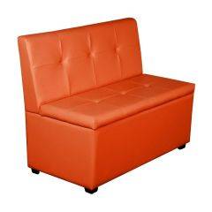 Кухонный диван Уют-1 (1000) Оранжевый в Ревде - revda.mebel24.online | фото 1