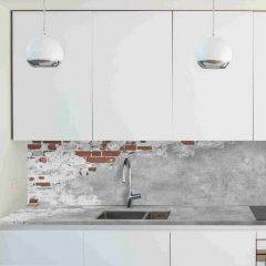 Кухонный фартук со столешницей (А-01) в едином стиле (3050 мм) в Ревде - revda.mebel24.online | фото