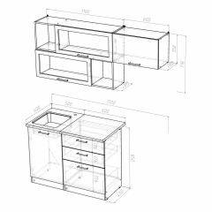 Кухонный гарнитур Алина экстра (1700) в Ревде - revda.mebel24.online | фото 3