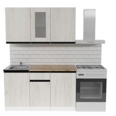 Кухонный гарнитур Амели медиум 1400 мм в Ревде - revda.mebel24.online | фото 2