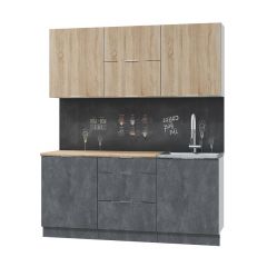 Кухонный гарнитур Асти-дуб сонома 1,8 в Ревде - revda.mebel24.online | фото 2