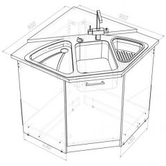 Кухонный гарнитур Лариса оптима 4 1400х2000 мм в Ревде - revda.mebel24.online | фото 17