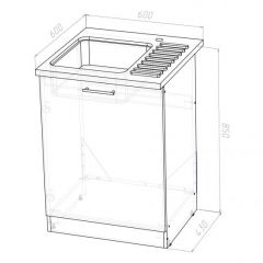 Кухонный гарнитур Лариса стандарт 5 1600 мм в Ревде - revda.mebel24.online | фото 14