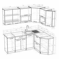 Кухонный гарнитур Лира мега прайм 2000*1500 в Ревде - revda.mebel24.online | фото 3