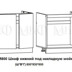 ЛИЗА-2 Кухонный гарнитур 1,6 Белый глянец холодный в Ревде - revda.mebel24.online | фото 6