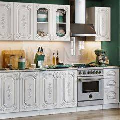 ЛИЗА-2 Кухонный гарнитур 1,8 Белый глянец холодный в Ревде - revda.mebel24.online | фото
