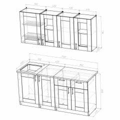 Кухонный гарнитур Ника демо 1700 в Ревде - revda.mebel24.online | фото 4