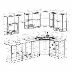 Кухонный гарнитур Ника гранд оптима 1500*2600 в Ревде - revda.mebel24.online | фото 3