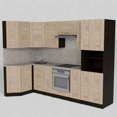 Кухонный гарнитур Ника гранд прайм 1400*2600 в Ревде - revda.mebel24.online | фото 2