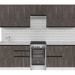 Кухонный гарнитур Ноктюрн мега 2500 мм в Ревде - revda.mebel24.online | фото 3