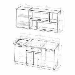 Кухонный гарнитур Полина стандарт 1600 в Ревде - revda.mebel24.online | фото 7