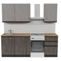 Кухонный гарнитур Симфония стандарт 1600 мм в Ревде - revda.mebel24.online | фото 3