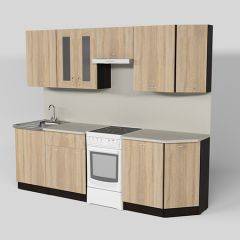 Кухонный гарнитур Симона базис 2400 в Ревде - revda.mebel24.online | фото 2