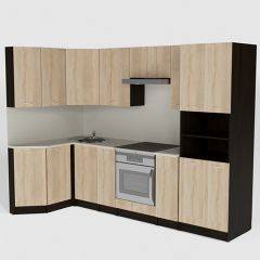 Кухонный гарнитур Симона гранд прайм 1400*2600 в Ревде - revda.mebel24.online | фото 2