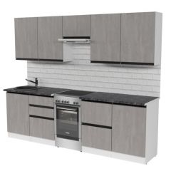 Кухонный гарнитур Сюита мега 2500 мм в Ревде - revda.mebel24.online | фото 4