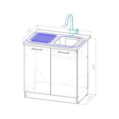 Кухонный гарнитур Виола экстра 3000 мм в Ревде - revda.mebel24.online | фото 20